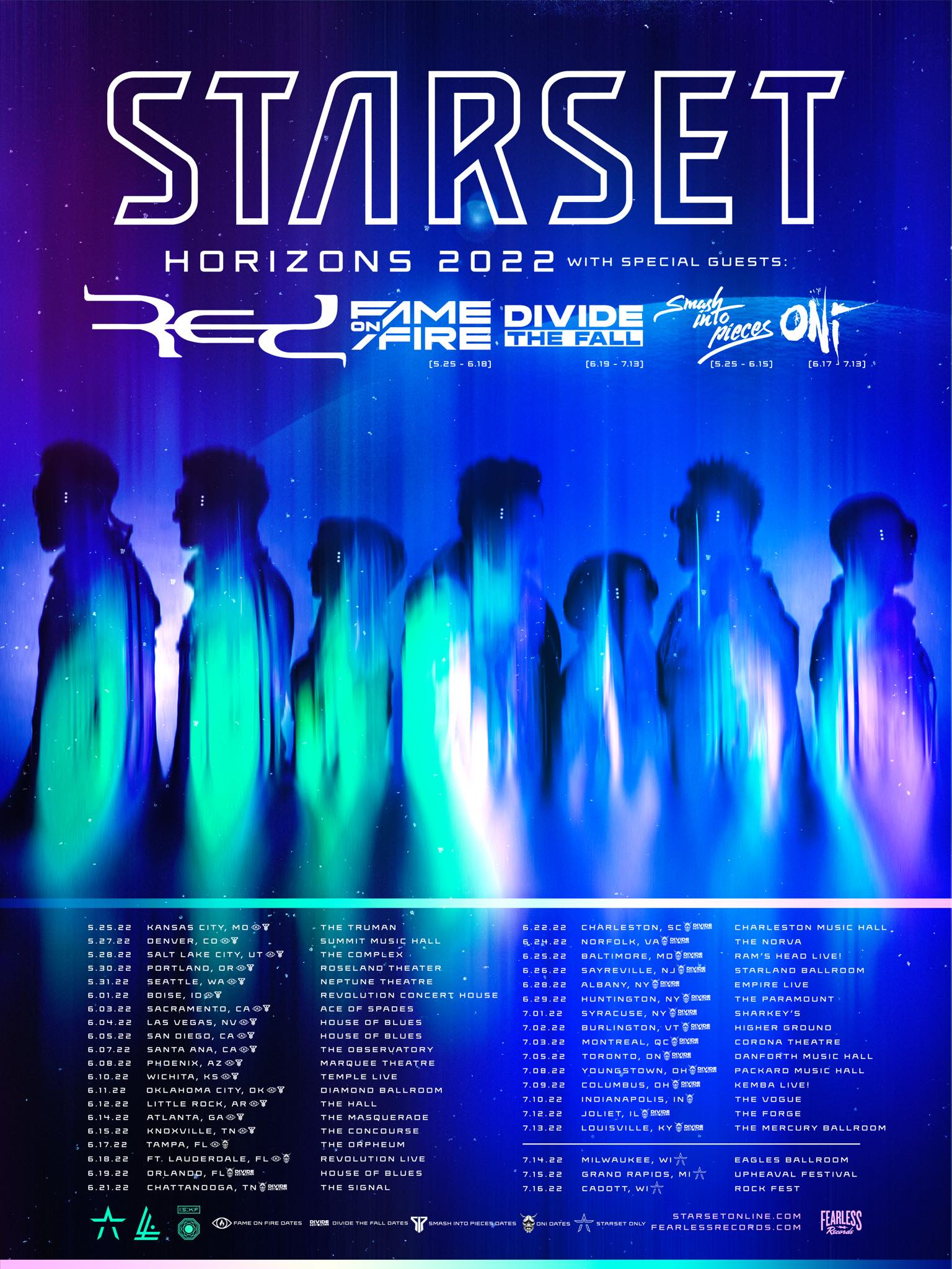 Starset Concert Locations